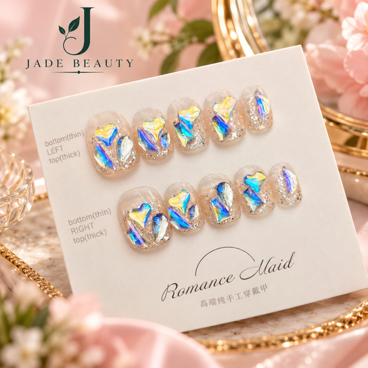 Luxury Crystal Press-On Nails