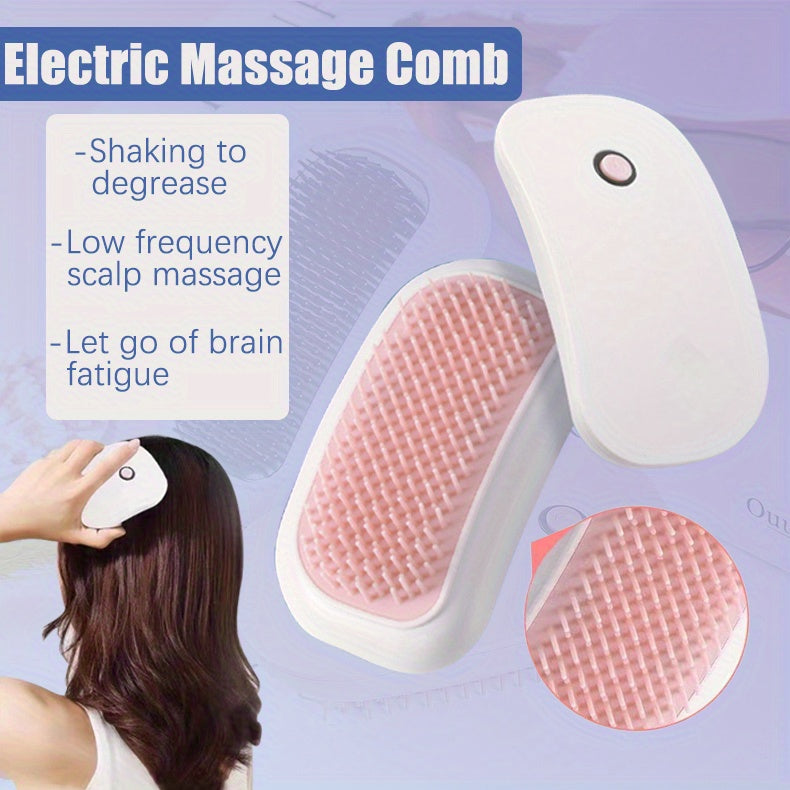 Electric Scalp Massage Comb High Frequency Vibration Hair Massager
